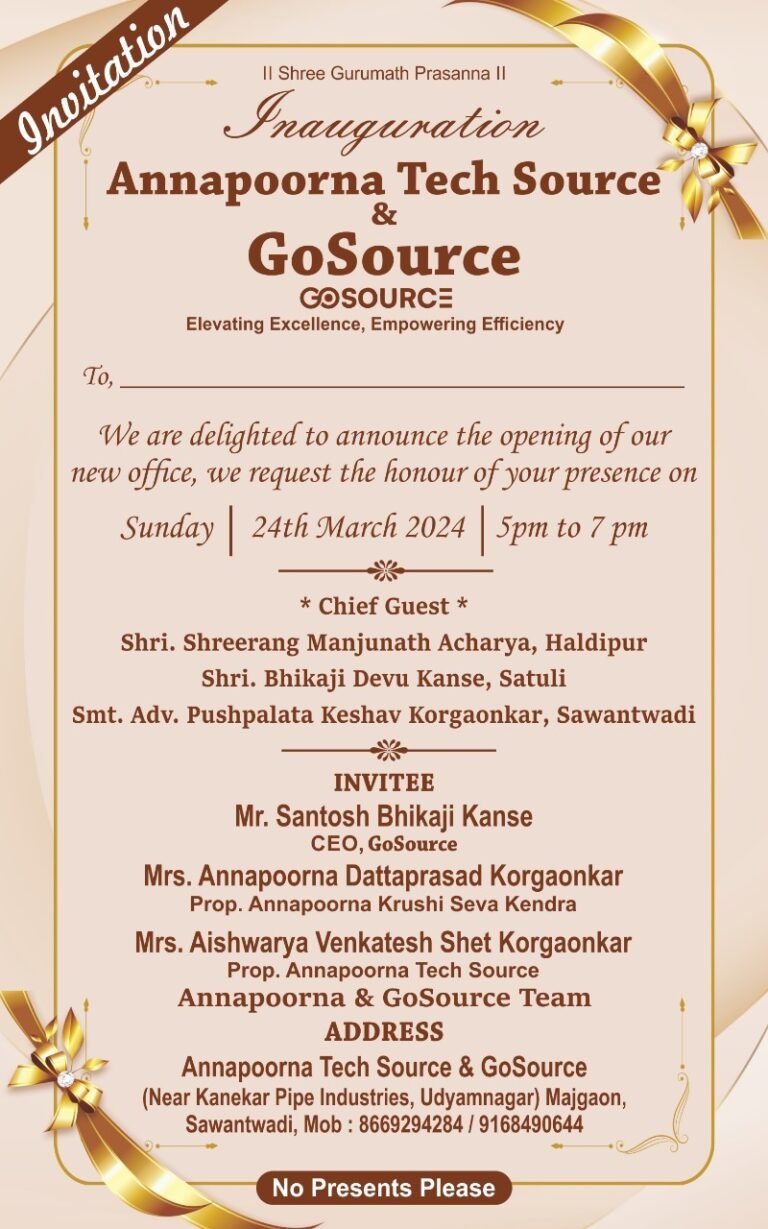 Annapoorna Tech Source &GoSource