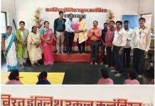 माजी विद्यार्थ्याचे कलंबिस्त हायस्कूलला कृतज्ञतापूर्वक दान; सेवानिवृत्त शाखा अभियंता रमेश कदम यांच्याकडून १ लाख रुपयांची देणगी