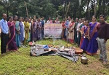 भूमिमाता महिला शेतकरी उत्पादक कंपनीच्या काजू प्रक्रिया युनिट इमारतीचे नेमळे येथे उत्साहात भूमिपूजन