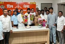 शिवसेना तालुकाप्रमुख दिनेश गावडे यांचा वाढदिवस धुमधडाक्यात साजरा..
