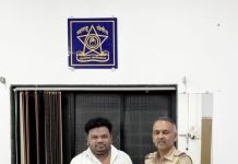 माहिती अधिकार पदाधिकारी सुशिल चौगुले यांनी घेतली नूतन पोलीस निरीक्षक राजेंद्र मगदूम यांची भेट
